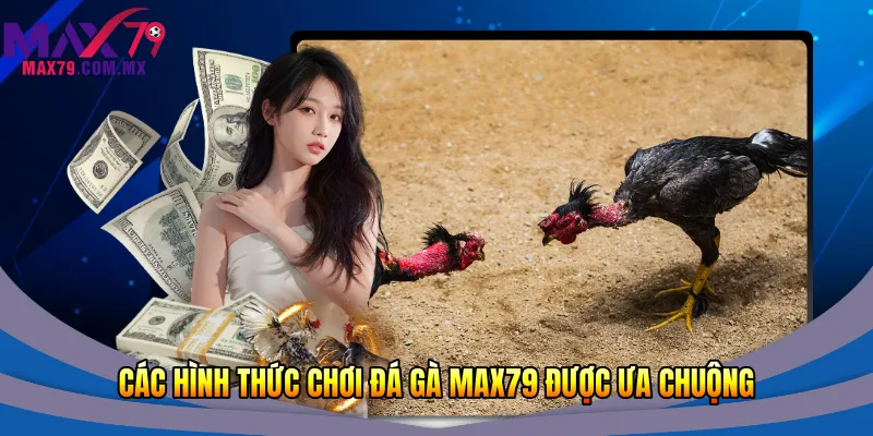 Các hình thức chơi đá gà Max79 được ưa chuộng
